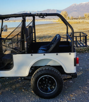 Photo of ROXOR Backseat and Roll Cage kit (2018-2024) by UTVMA - Premium Backseat and Roll Cage for UTVs / Side by Sides