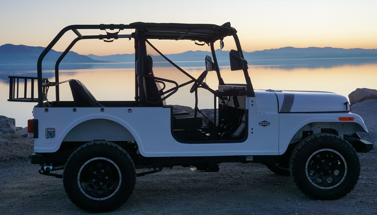 Photo of ROXOR Backseat and Roll Cage kit (2018-2024) by UTVMA - Premium Backseat and Roll Cage for UTVs / Side by Sides