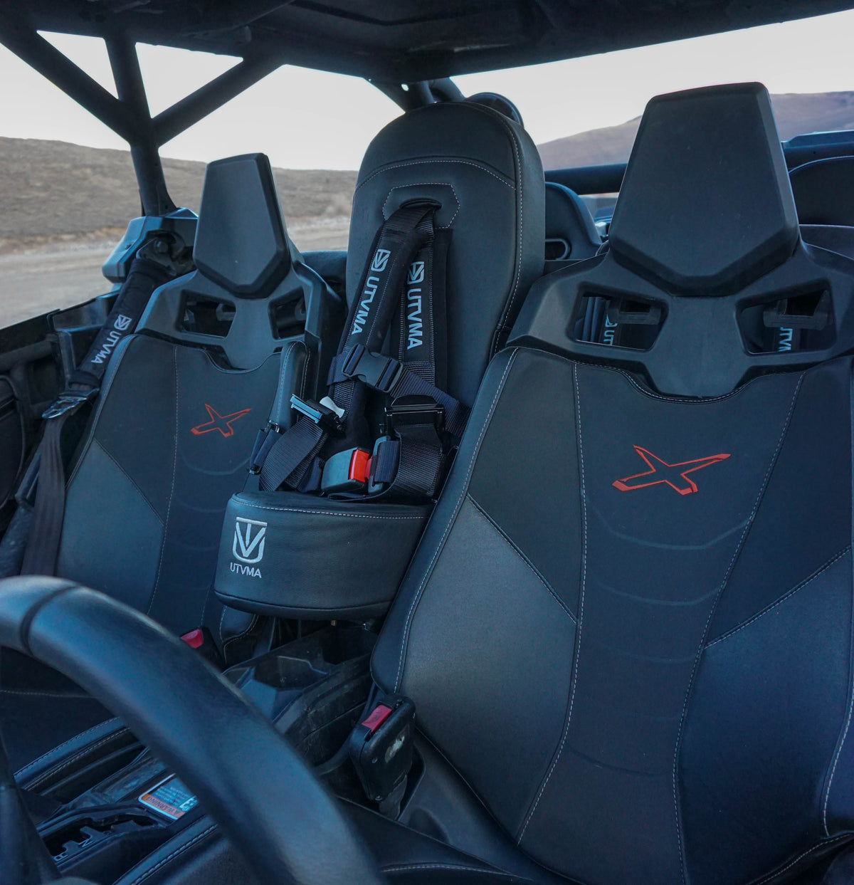 Photo of Maverick X3 Max Bump Seat (2017-2025) by UTV Mountain Accessories - Premium Bump Seats for UTVs / Side by Sides