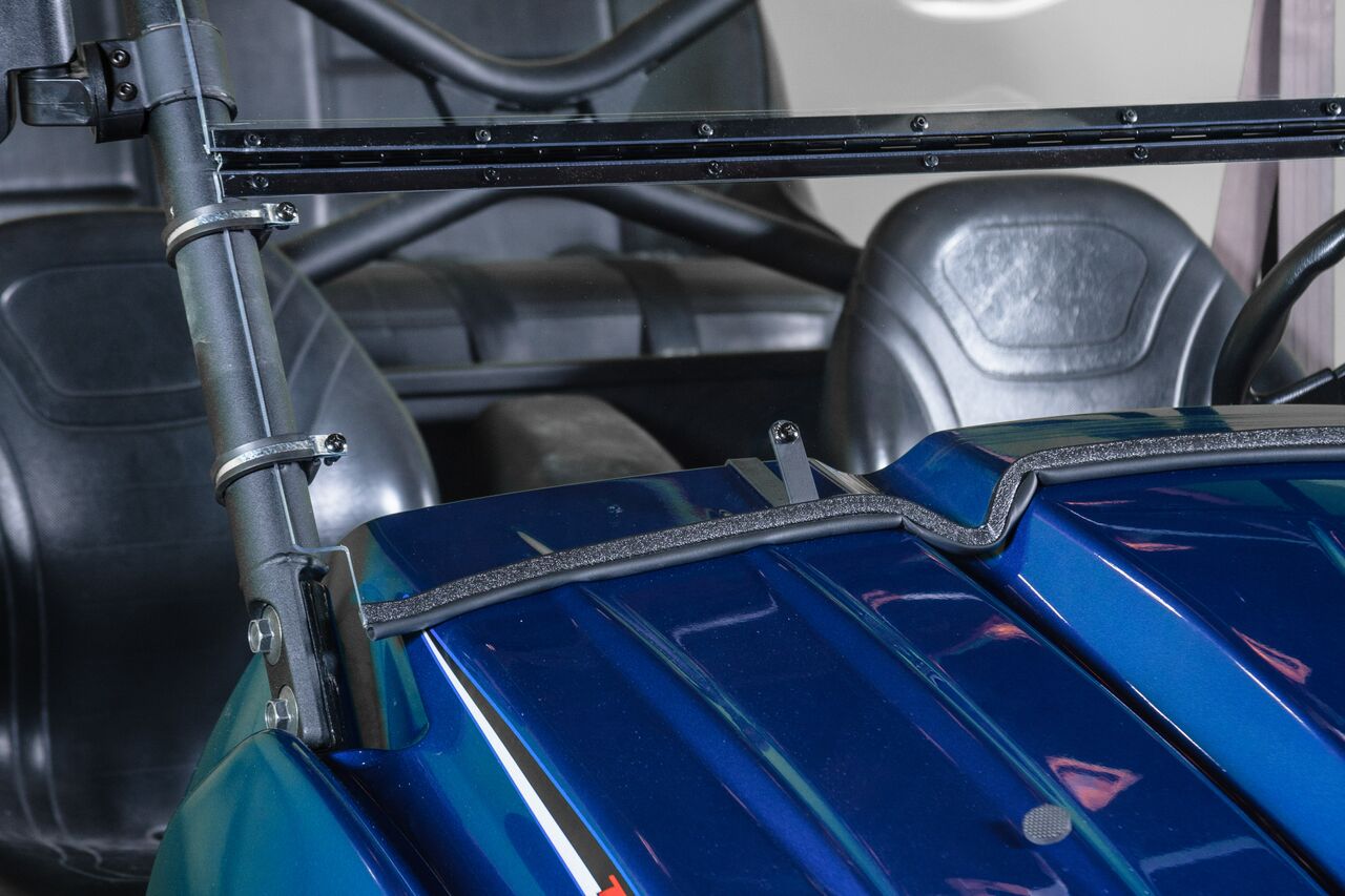 Photo of TK00882 2008-2009 KAWASAKI TERYX 2 SEATER TILTING UTV WINDSHIELD - SCRATCH RESISTANT 1/4" - FOR FACTORY HARD TOP by TerraRider UTV Windshields & Accessories - Premium for UTVs / Side by Sides