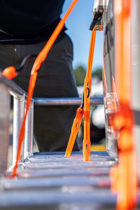 Photo of FlexWeb Cargo Net - Adjustable M-XXL Web Style Net by ShockStrap - Premium for UTVs / Side by Sides