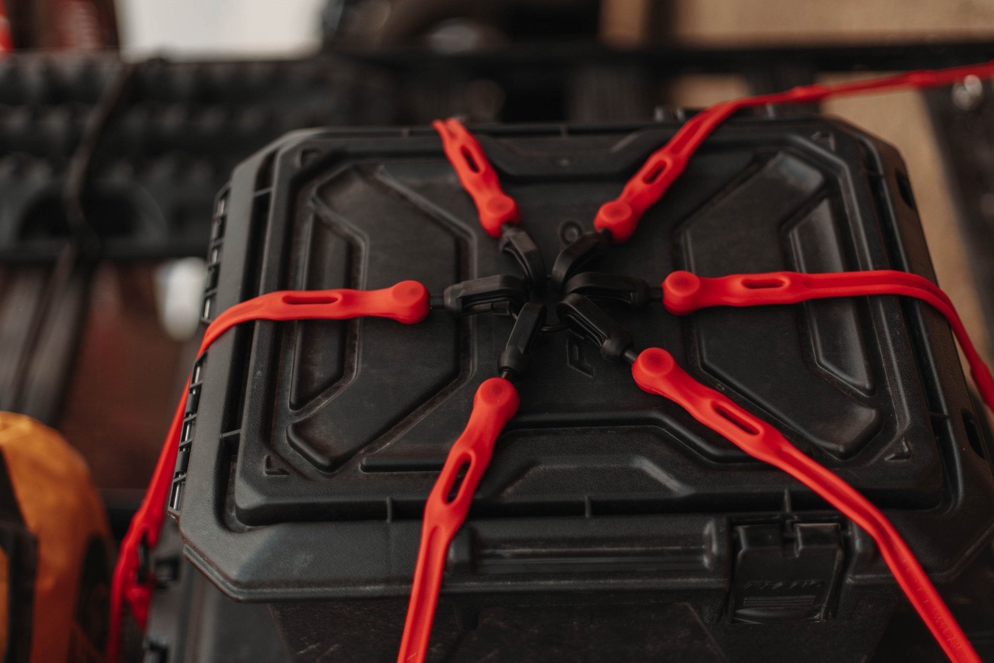 Photo of FlexWeb Cargo Net - Adjustable M-XXL Web Style Net by ShockStrap - Premium for UTVs / Side by Sides