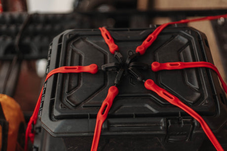 Photo of FlexWeb Cargo Net - Adjustable M-XXL Web Style Net by ShockStrap - Premium for UTVs / Side by Sides