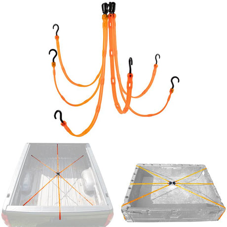 Photo of FlexWeb Cargo Net - Adjustable M-XXL Web Style Net by ShockStrap - Premium for UTVs / Side by Sides