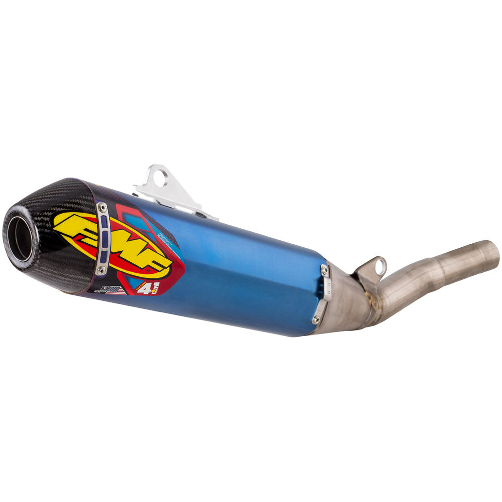 FMF Factory-4.1 RCT Anodized Titanium Silencer Carbon Cap Yamaha YZ250 2019-2026*