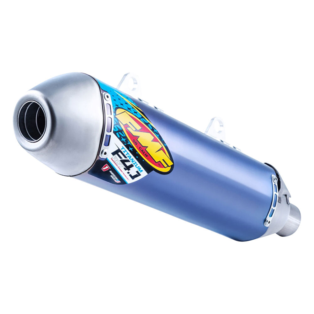FMF Factory-4.1 RCT Anodized Titanium Silencer Titanium End Cap Husqvarna FC 250 2016–2018