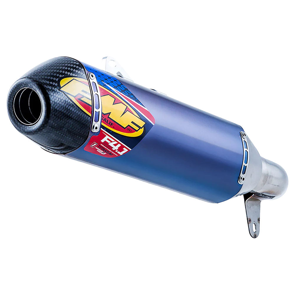 FMF Factory-4.1  RCT Anodized Titanium Silencer Carbon Cap Honda TRX 450ER 2006–2009