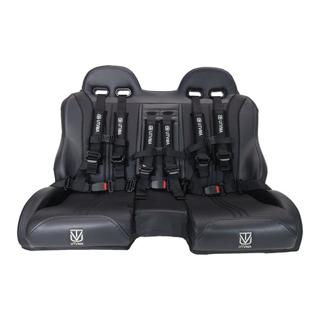 Photo of RZR 900/1000 Trail Front Bench Seat with Harnesses (2015-2025) by UTV Mountain Accessories - Premium Bench Seat for UTVs / Side by Sides