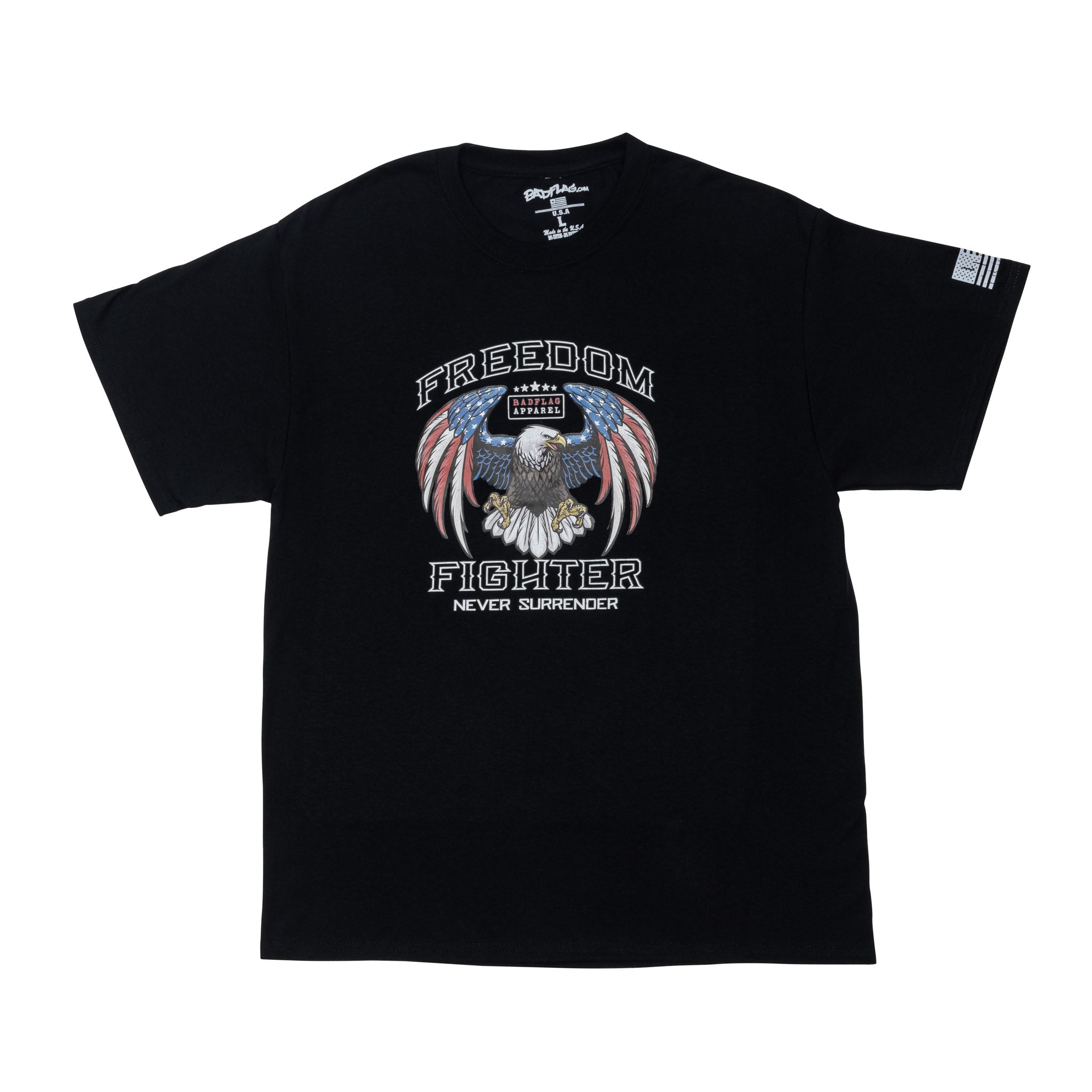 Photo of Freedom Fighter Graphic Tee-black by Bad Flag Store - Premium Limited Edition Shirt for UTVs / Side by Sides