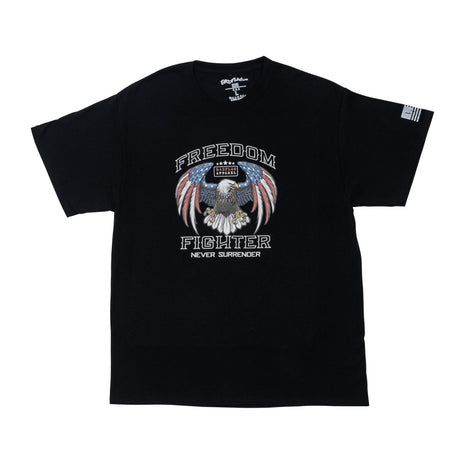 Photo of Freedom Fighter Graphic Tee-black by Bad Flag Store - Premium Apparel & Accessories for UTVs / Side by Sides