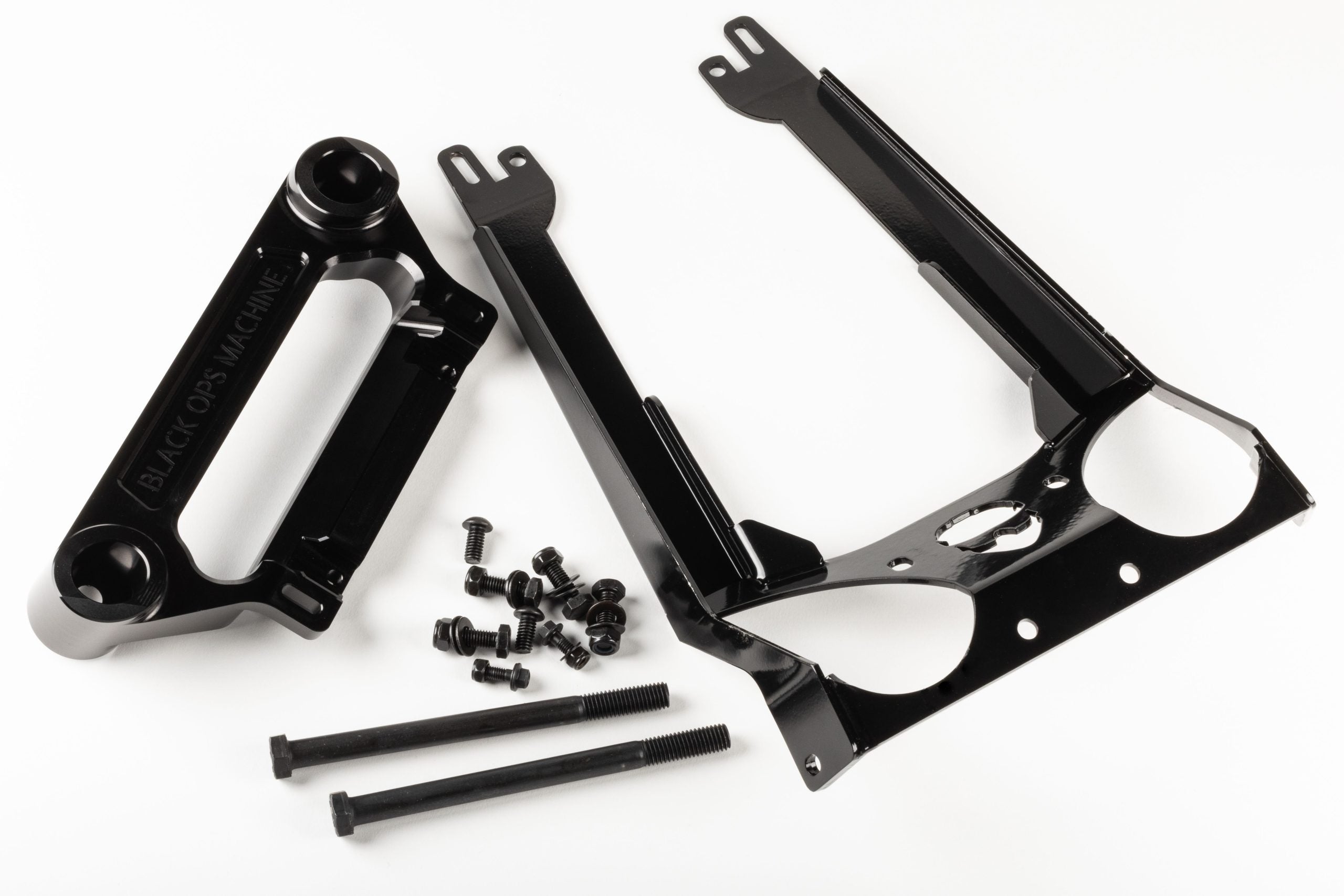 Can-Am X3 Front Shock Tower Brace - Double Shear Support, Mild Steel + 6061 Aluminum, True Bolt-On