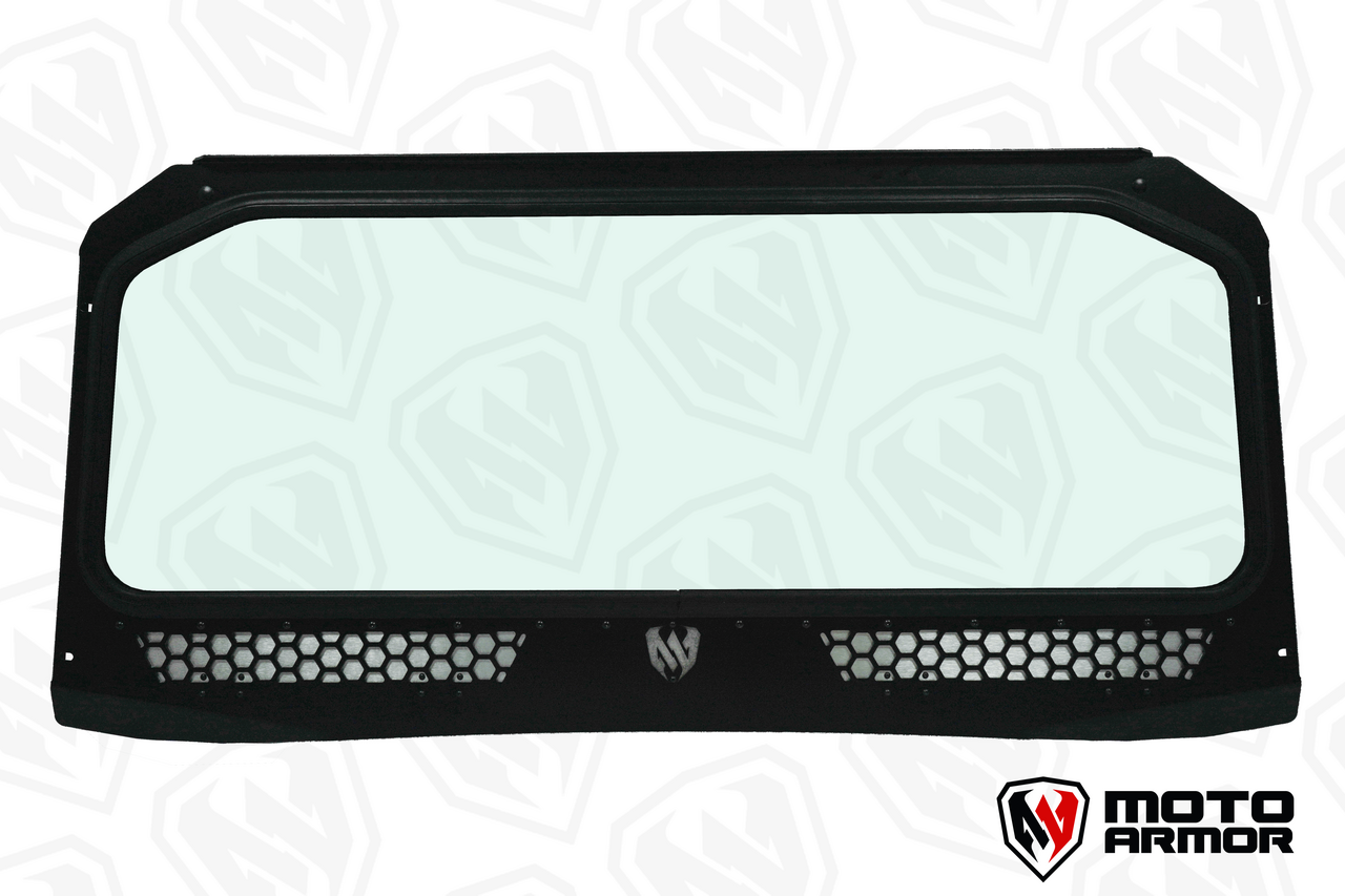 Photo of Polaris General Vented Full Glass Windshield (2016+) by Moto Armor - Premium Windshields for UTVs / Side by Sides