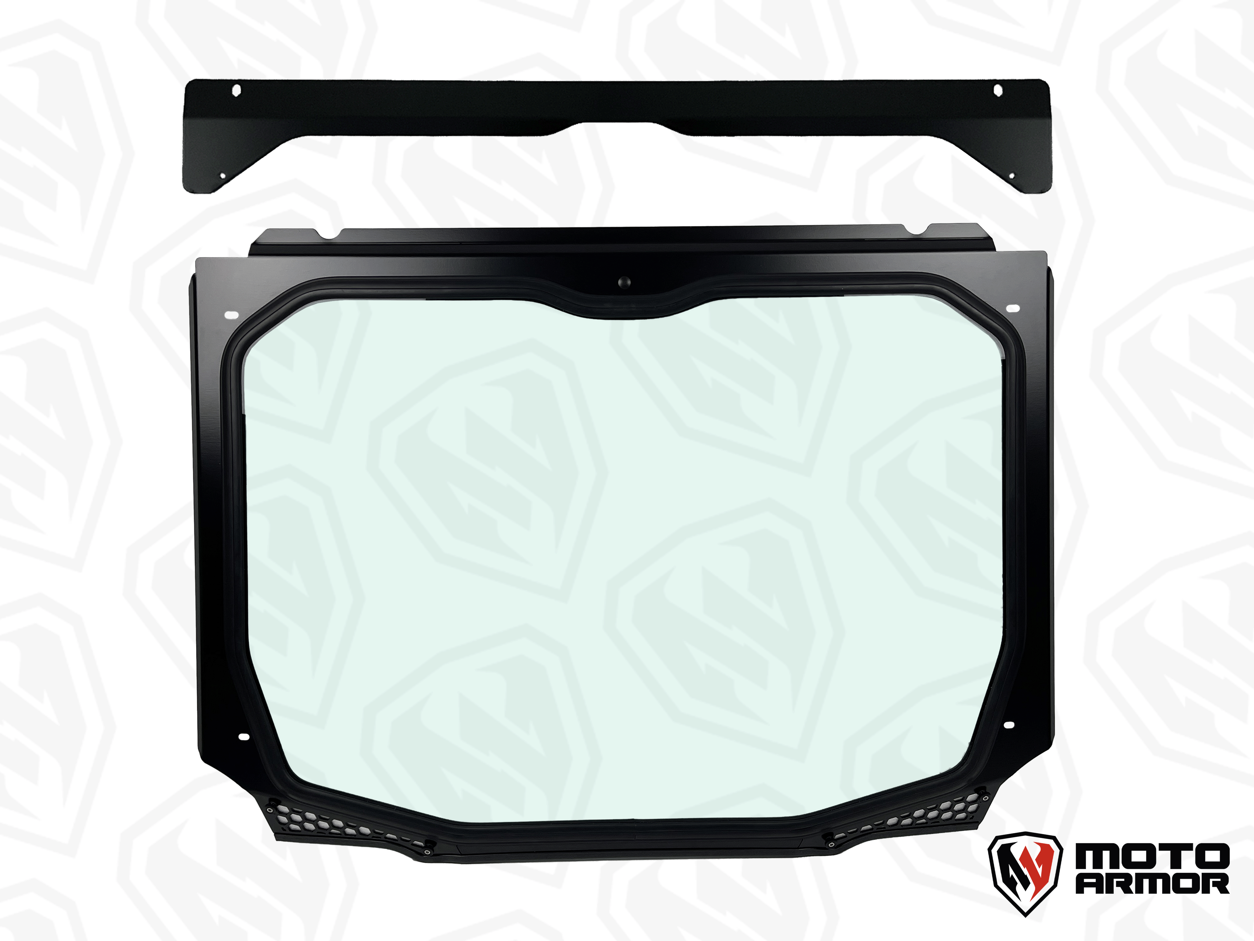 Photo of Moto Armor Pro R 4 Seat MAX Glass Windshield by Moto Armor - Premium for UTVs / Side by Sides