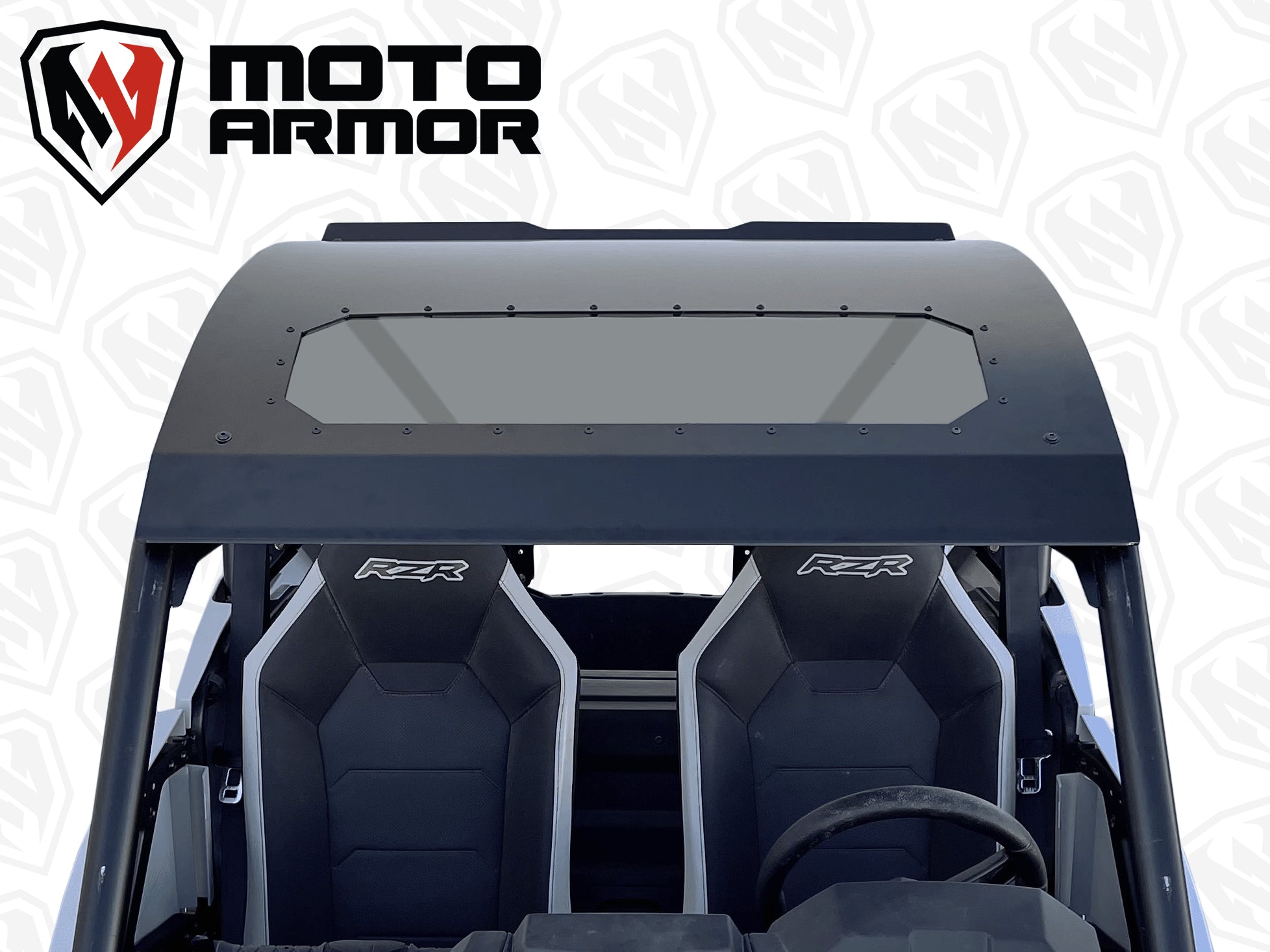 Photo of Polaris RZR Trail Aluminum Roof (With Sunroof) (2 Seat) by Moto Armor - Premium Roofs for UTVs / Side by Sides