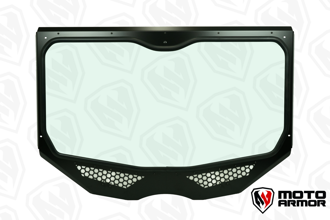 Photo of Moto Armor VOODOO X3 Full Glass Windshield by Moto Armor - Premium for UTVs / Side by Sides