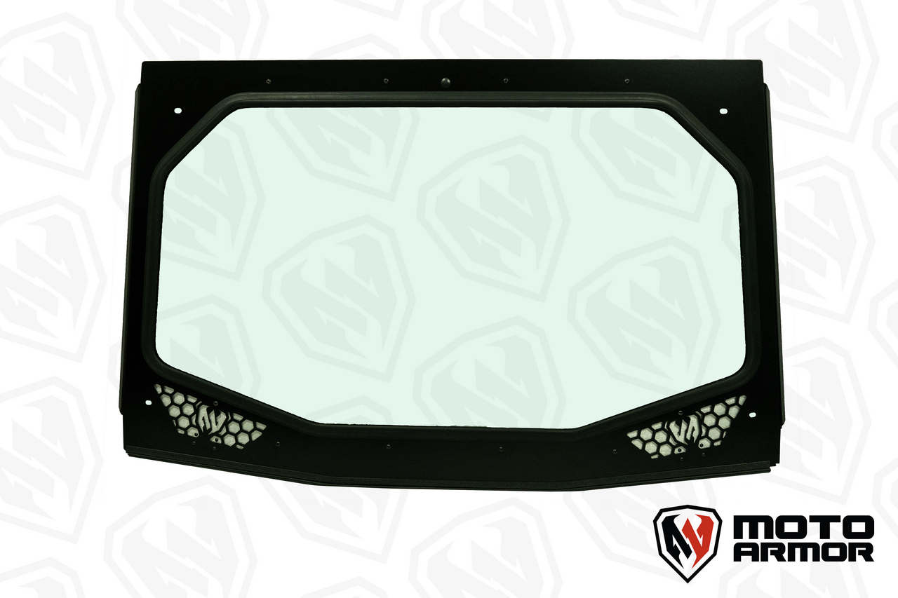 Photo of KRX Full Glass Windshield with Vents by Moto Armor - Premium for UTVs / Side by Sides