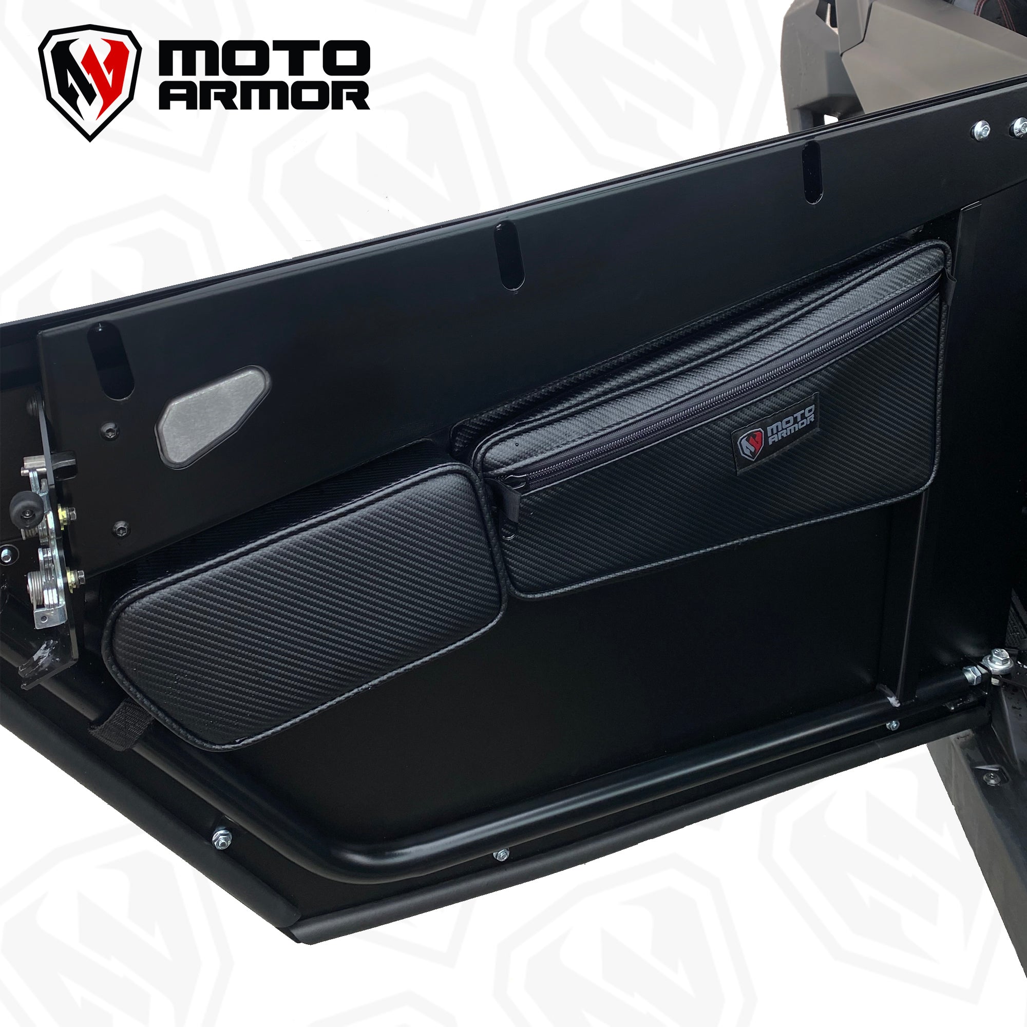 Photo of Moto Armor Pro 4 Front Door Bags (2020-2024) by Moto Armor - Premium for UTVs / Side by Sides