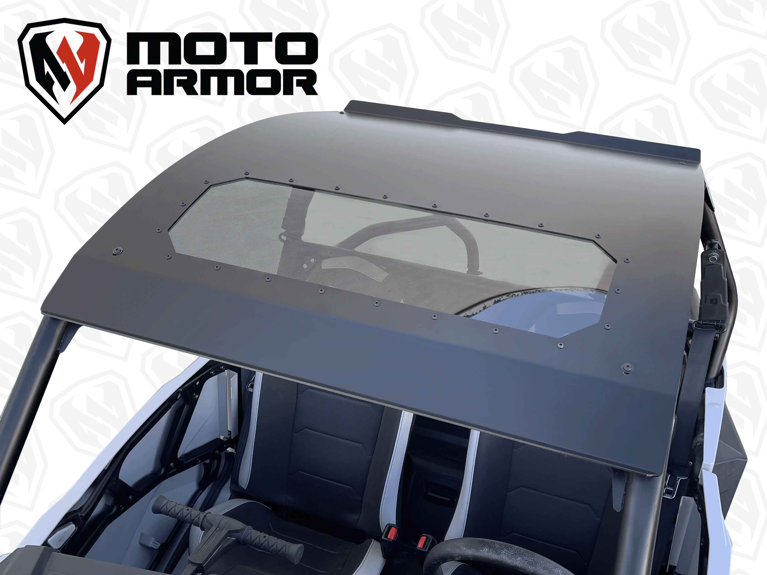 Photo of Polaris RZR Trail Aluminum Roof (With Sunroof) (2 Seat) by Moto Armor - Premium Roofs for UTVs / Side by Sides