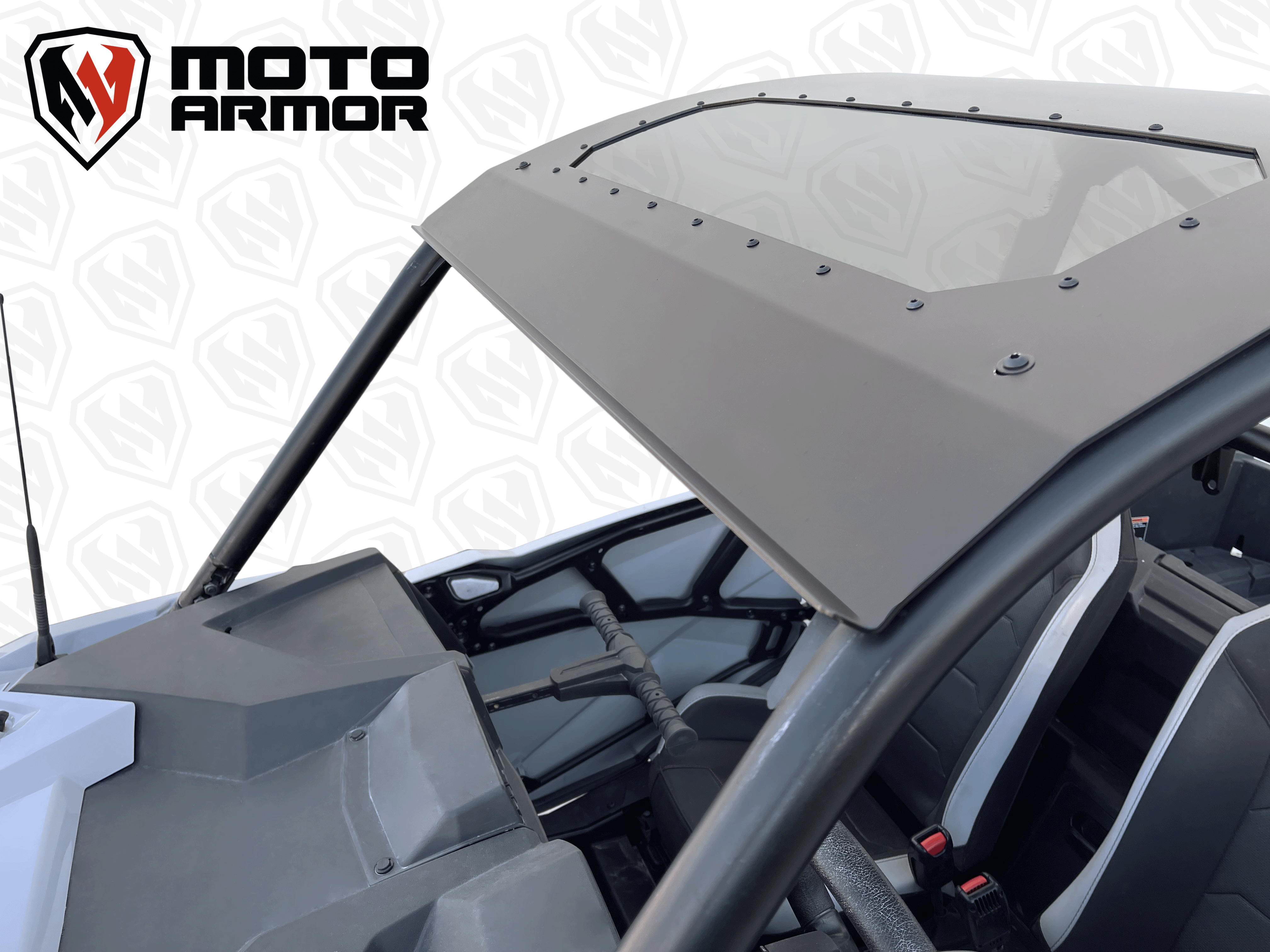 Photo of Polaris RZR Trail Aluminum Roof (With Sunroof) (2 Seat) by Moto Armor - Premium Roofs for UTVs / Side by Sides