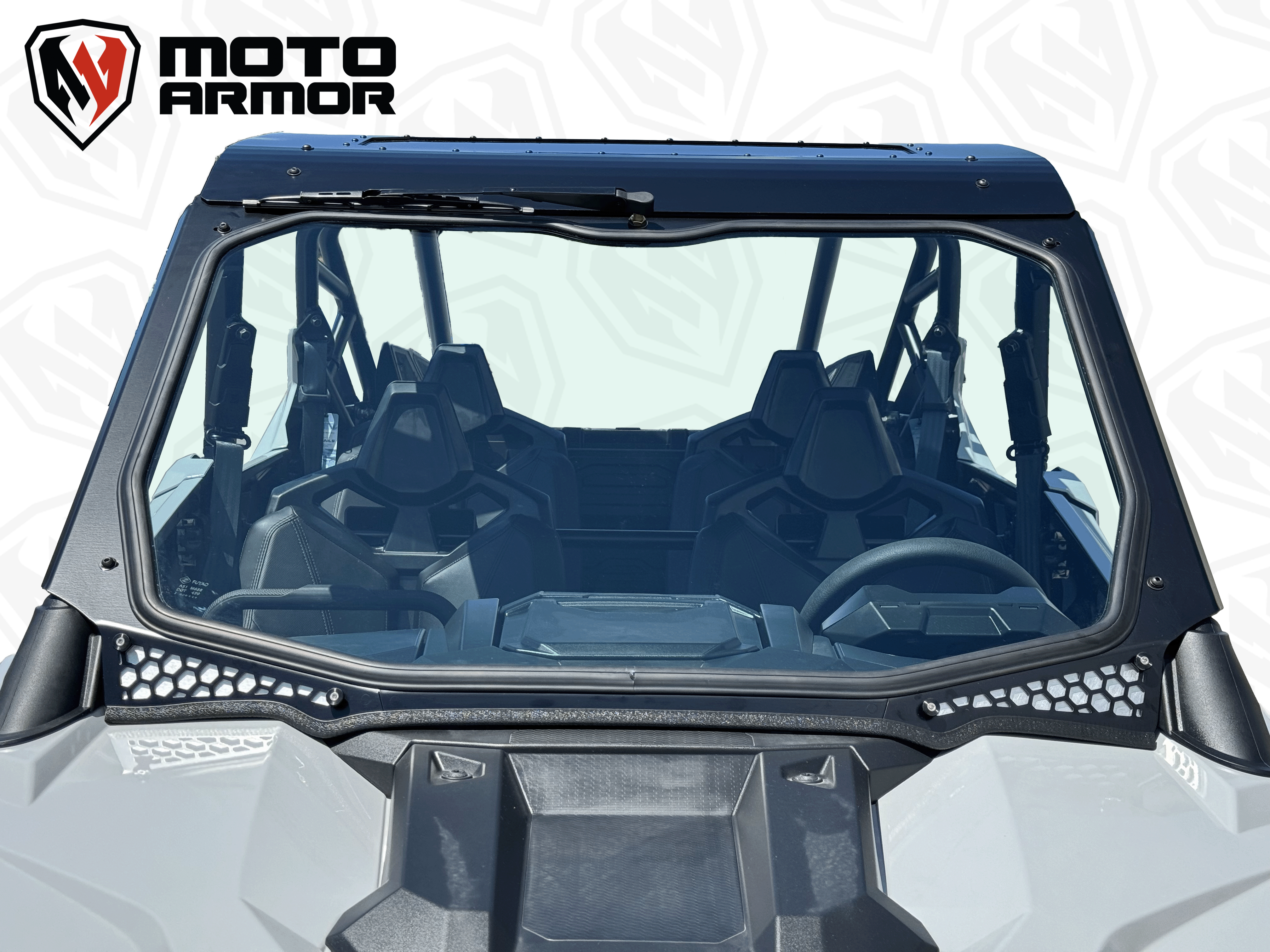 Photo of Polaris RZR Pro Max Visibility Full Glass Windshield by Moto Armor - Premium Windshields for UTVs / Side by Sides