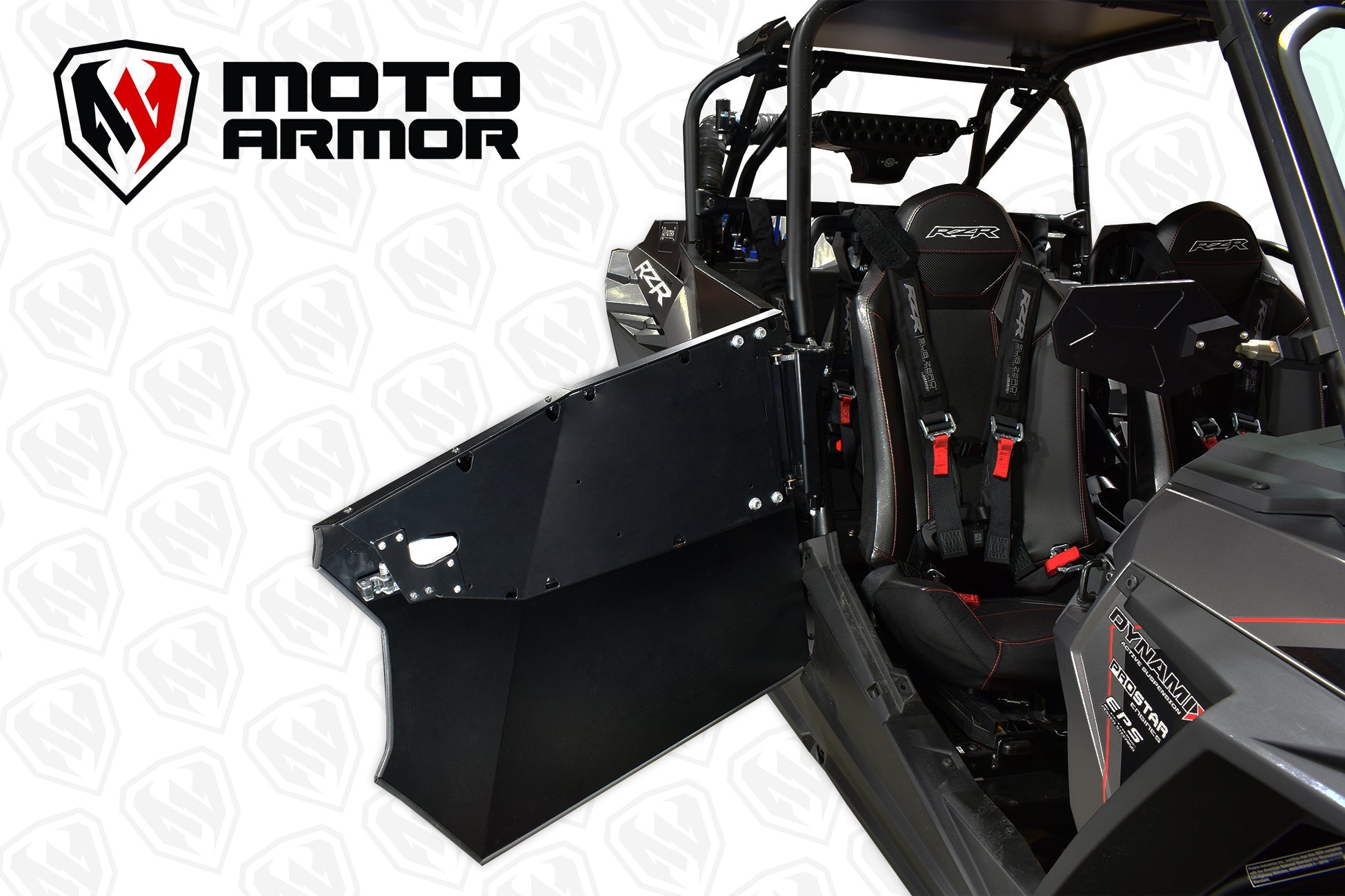 Photo of Aluminum Doors for RZR XP 4 1000, Turbo, Turbo S by Moto Armor - Premium for UTVs / Side by Sides