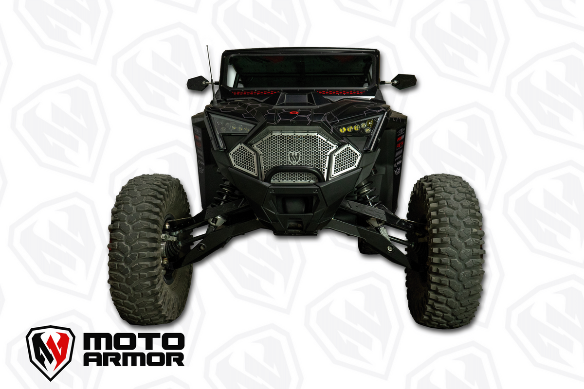 Photo of MA TURBO R/PRO R COMPLETE FRONT GRILL SET by Moto Armor - Premium for UTVs / Side by Sides