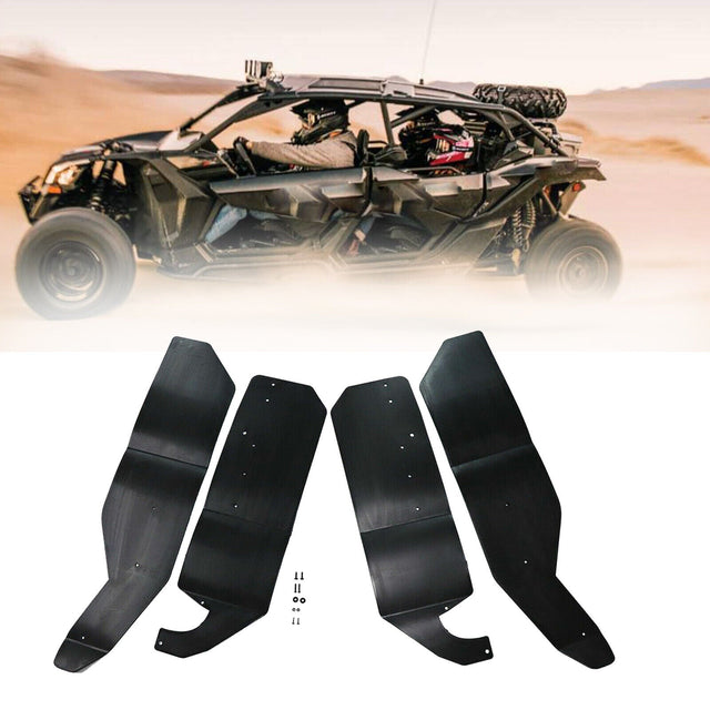 Photo of Extended Fender Flares Mud Flaps for Can-Am Maverick 1000R/MAX by Kemimoto - Premium for UTVs / Side by Sides