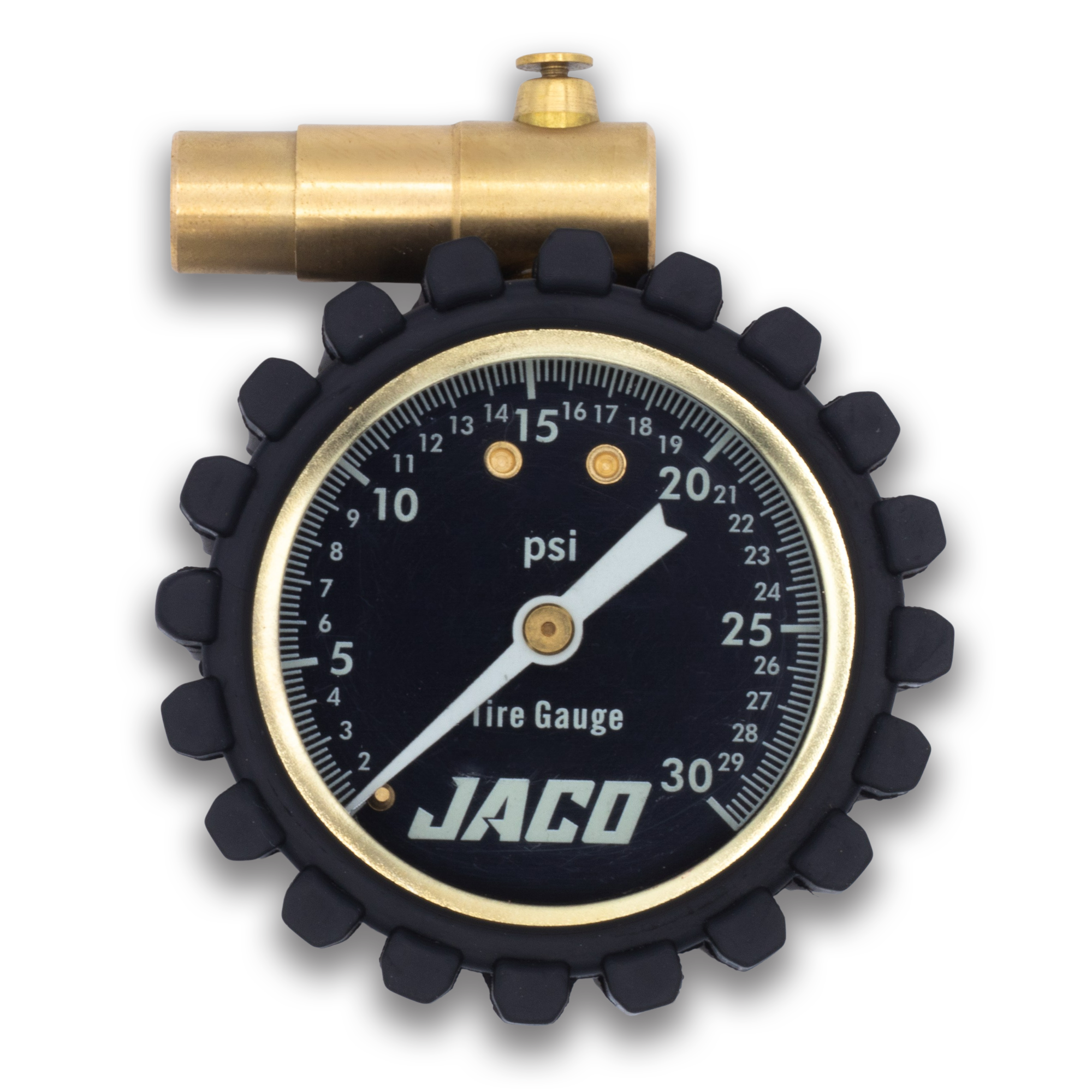 Photo of FTX-30 Low Pressure Presta Tire Gauge for Bikes (Max 30 PSI) | Fat Tire Bike Series by JACO - Premium Tire Accessories for UTVs / Side by Sides