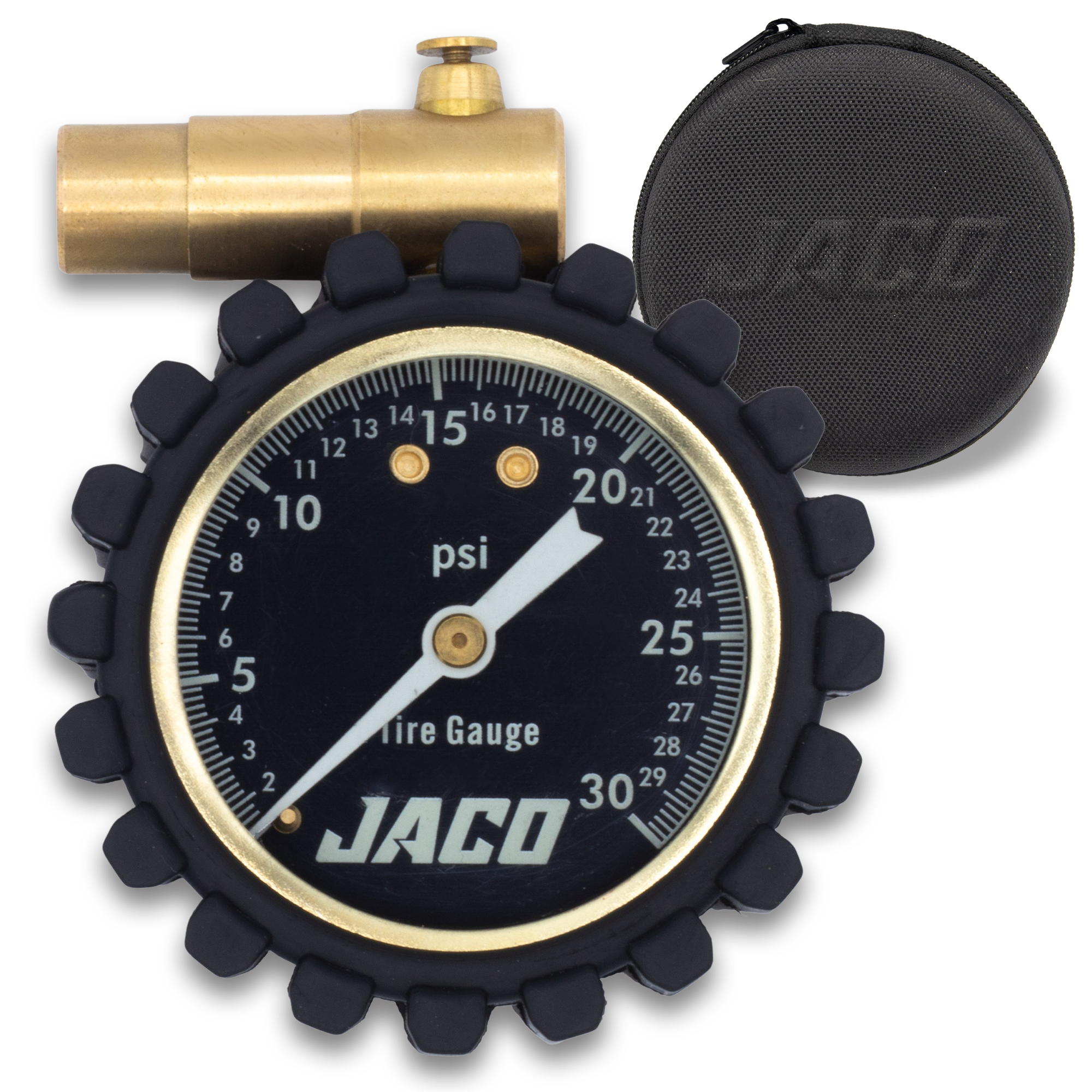 Photo of FTX-30 Low Pressure Presta Tire Gauge for Bikes (Max 30 PSI) | Fat Tire Bike Series by JACO - Premium Tire Accessories for UTVs / Side by Sides