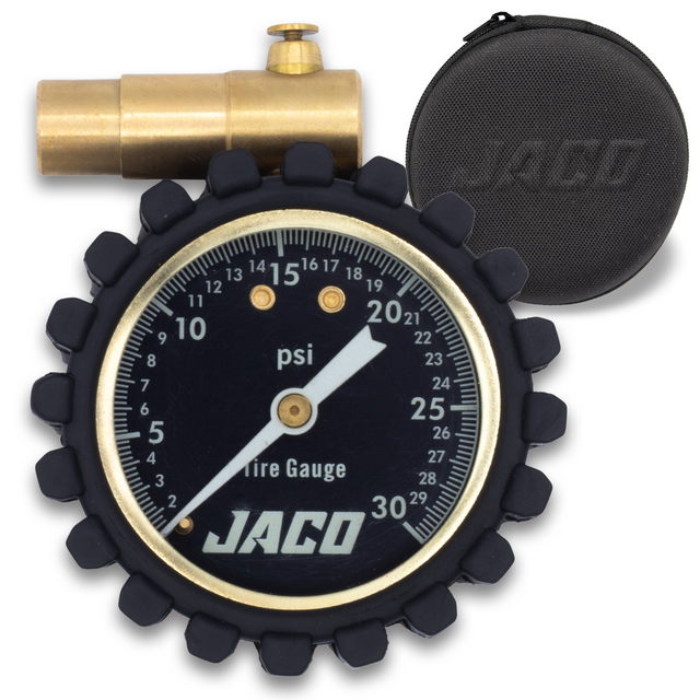 Photo of FTX-30 Low Pressure Presta Tire Gauge for Bikes (Max 30 PSI) | Fat Tire Bike Series by JACO - Premium Tire Accessories for UTVs / Side by Sides