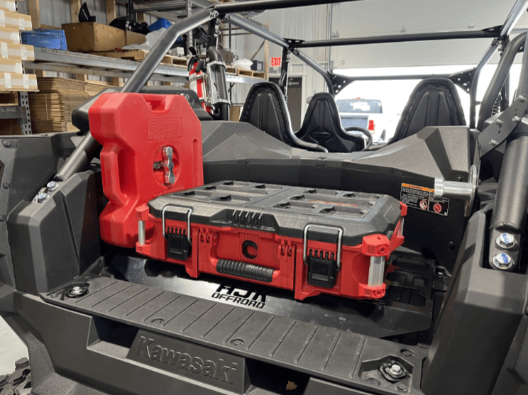 Photo of Kawasaki KRX Rotopax Mount by AJK Offroad - Premium for UTVs / Side by Sides