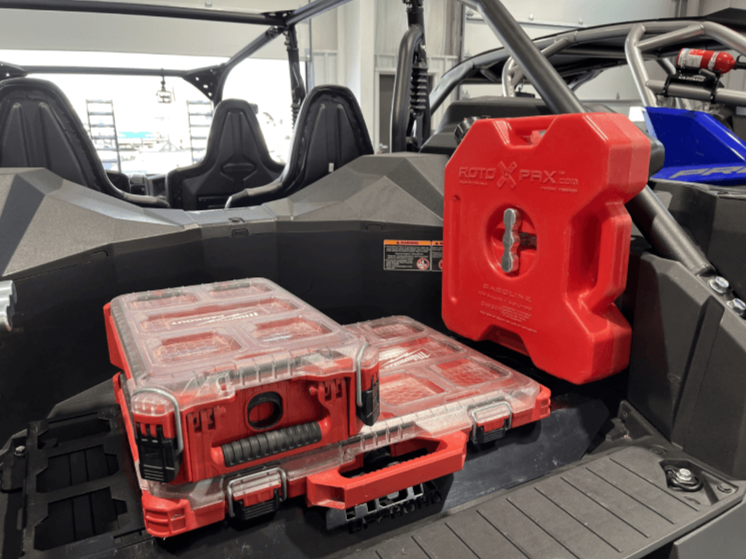 Photo of Kawasaki KRX Rotopax Mount by AJK Offroad - Premium for UTVs / Side by Sides