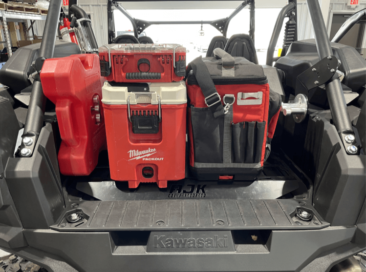 Photo of Kawasaki KRX Rotopax Mount by AJK Offroad - Premium for UTVs / Side by Sides