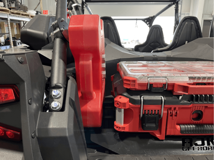 Photo of Kawasaki KRX Rotopax Mount by AJK Offroad - Premium for UTVs / Side by Sides