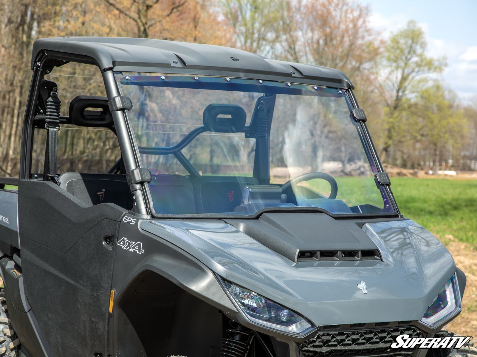 Photo of SuperATV Segway Fugleman UT10 Scratch-Resistant Full Windshield by SuperATV - Premium Windshields for UTVs / Side by Sides