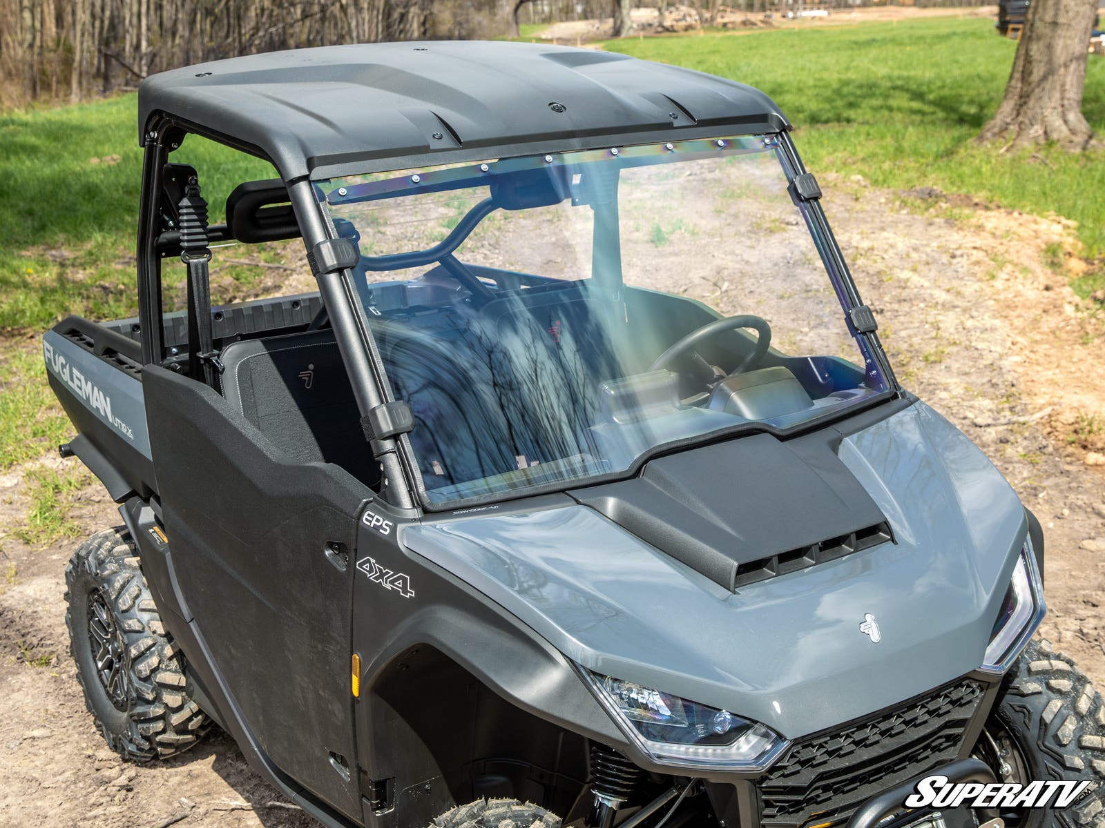 Photo of SuperATV Segway Fugleman UT10 Scratch-Resistant Full Windshield by SuperATV - Premium Windshields for UTVs / Side by Sides