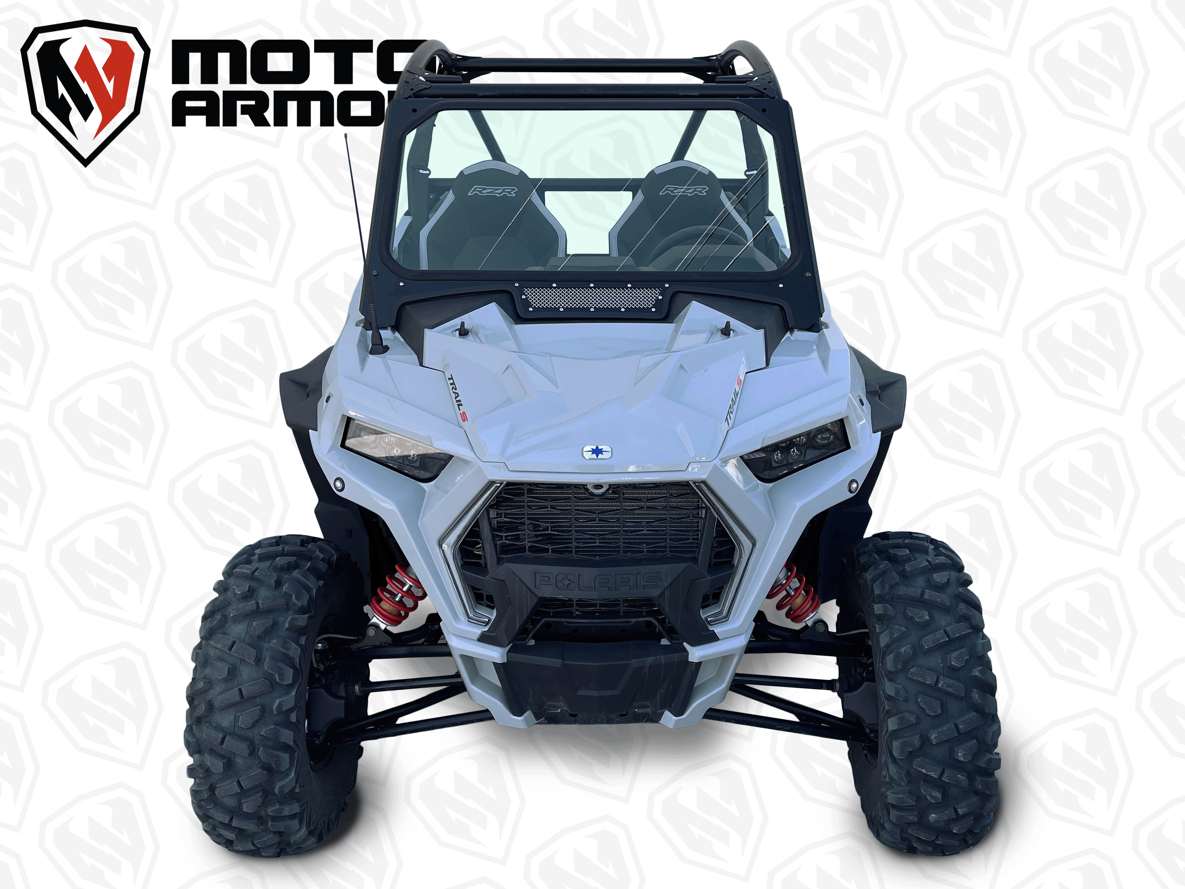 Photo of Glass Windshield with Vent for Polaris RZR Trail S by Moto Armor - Premium for UTVs / Side by Sides
