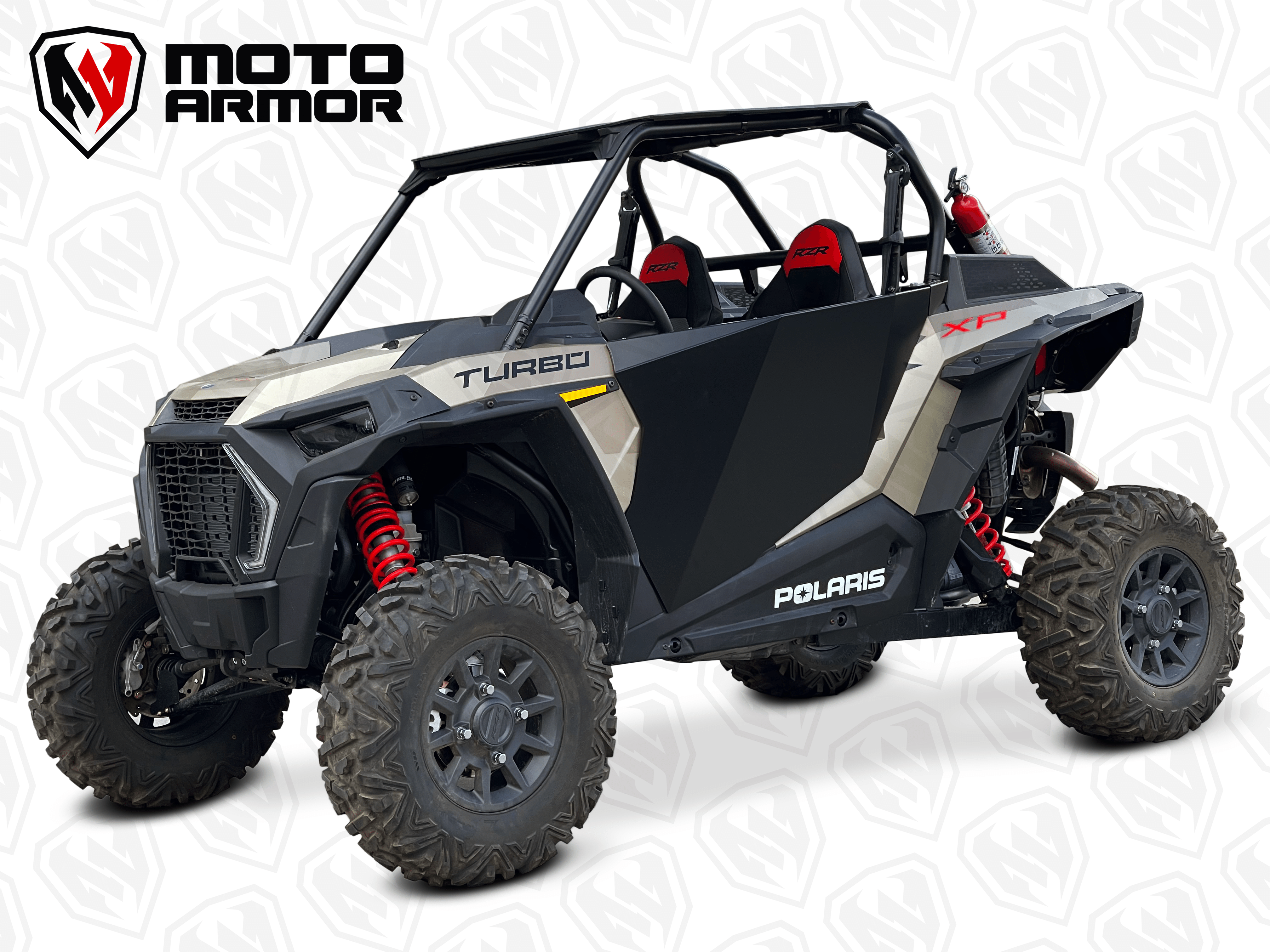Photo of Polaris RZR XP 1000, XP Turbo, & Turbo S 2-Seat Aluminum Doors (2014+) by Moto Armor - Premium Doors for UTVs / Side by Sides