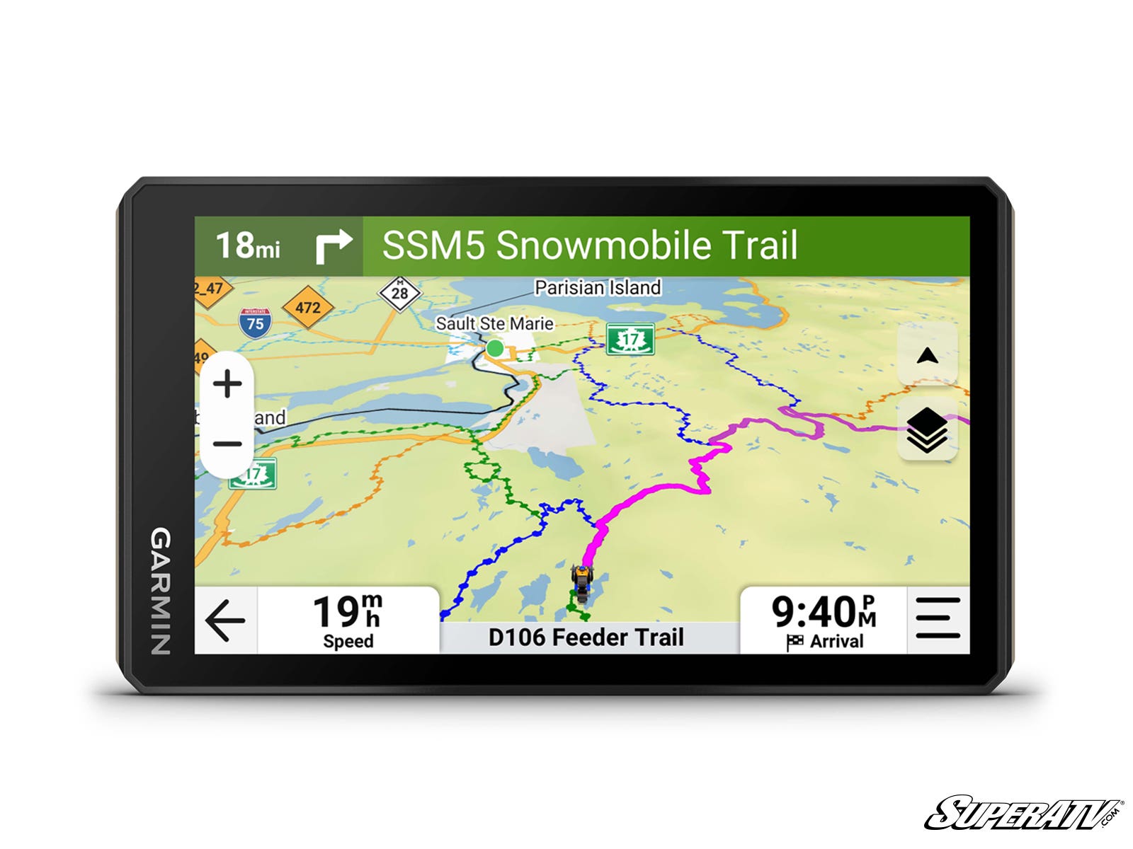 Photo of Garmin Garmin Tread 2—6” Powersport Navigator by Garmin - Premium Dash Accessories for UTVs / Side by Sides