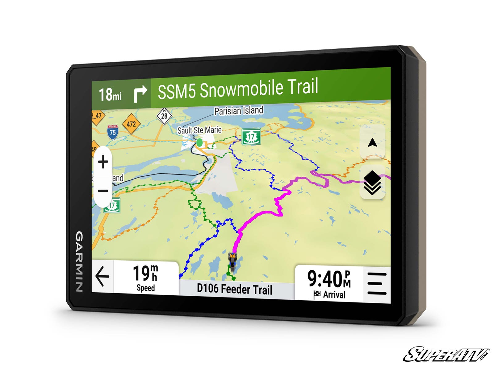 Photo of Garmin Garmin Tread 2—6” Powersport Navigator by Garmin - Premium Dash Accessories for UTVs / Side by Sides