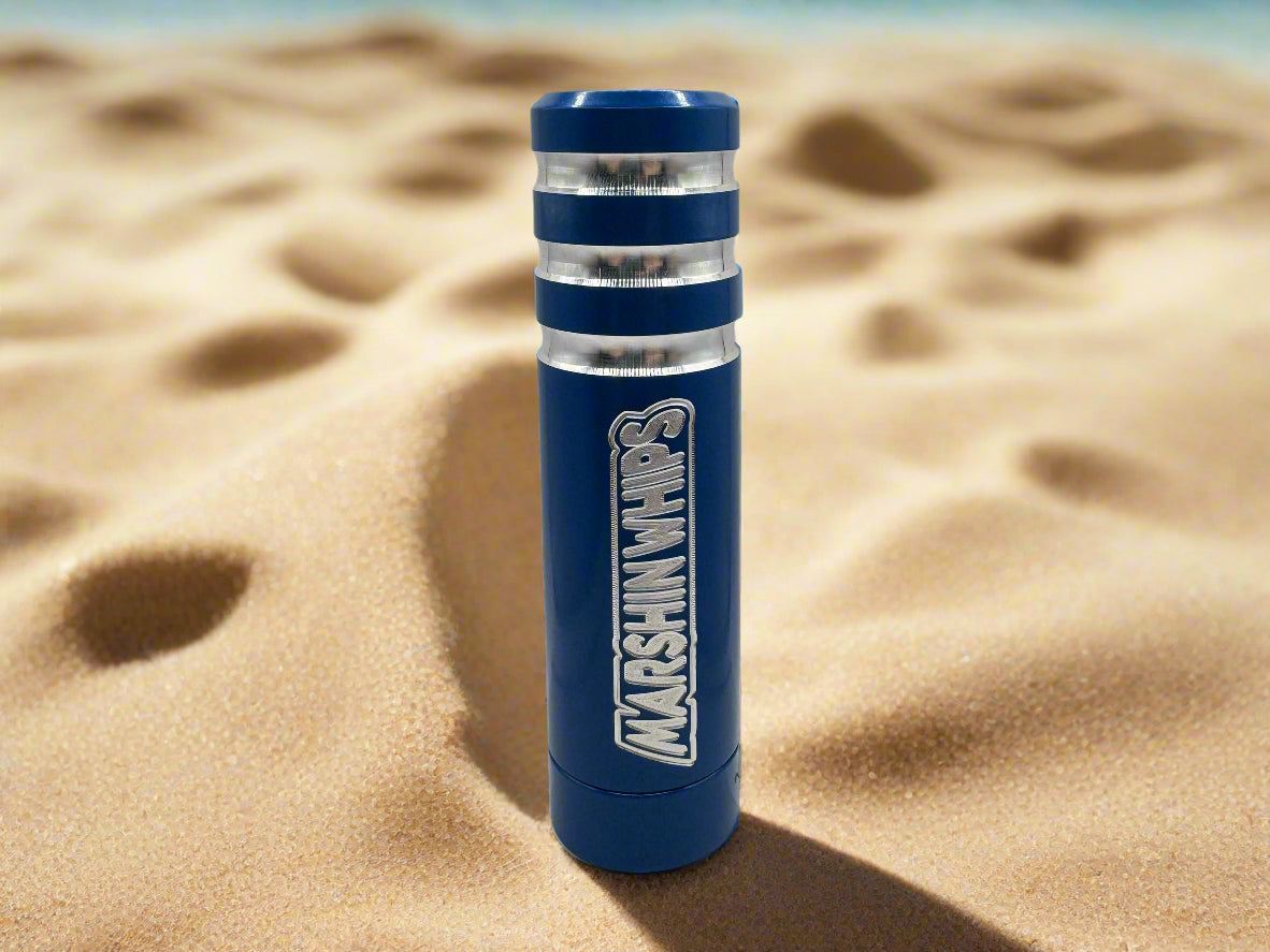 Photo of Game Changer LED Whip - Vibrant Blue Single by Marshin Whips - Premium for UTVs / Side by Sides