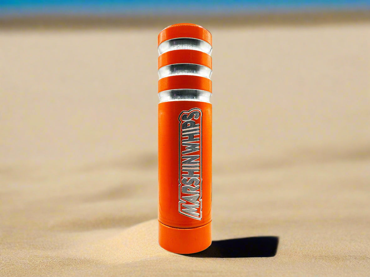 Photo of Game Changer LED Whip - Striking Orange Single by Marshin Whips - Premium for UTVs / Side by Sides