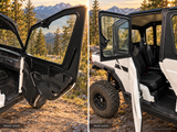 Vault front and rear door access in black; edited finish and scenery