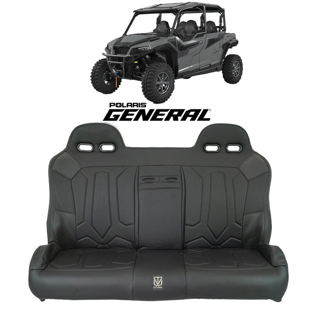 Photo of General 1000 Rear Bench Seat W Harnesses (2017-2025) by UTV Mountain Accessories - Premium Bench Seat for UTVs / Side by Sides