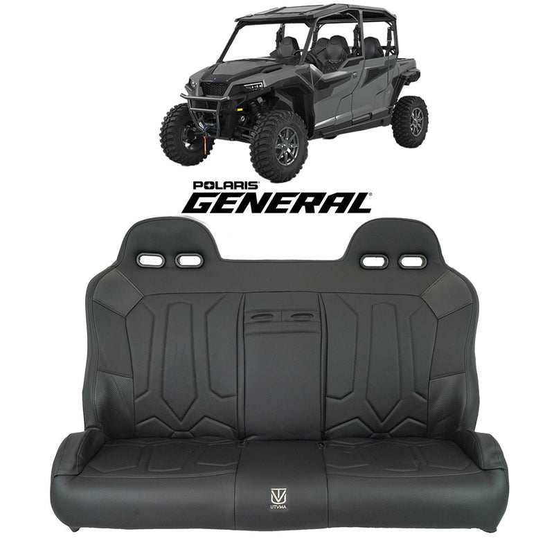 UTVMA Polaris General 4 1000 Rear Bench with Harnesses (2017+)