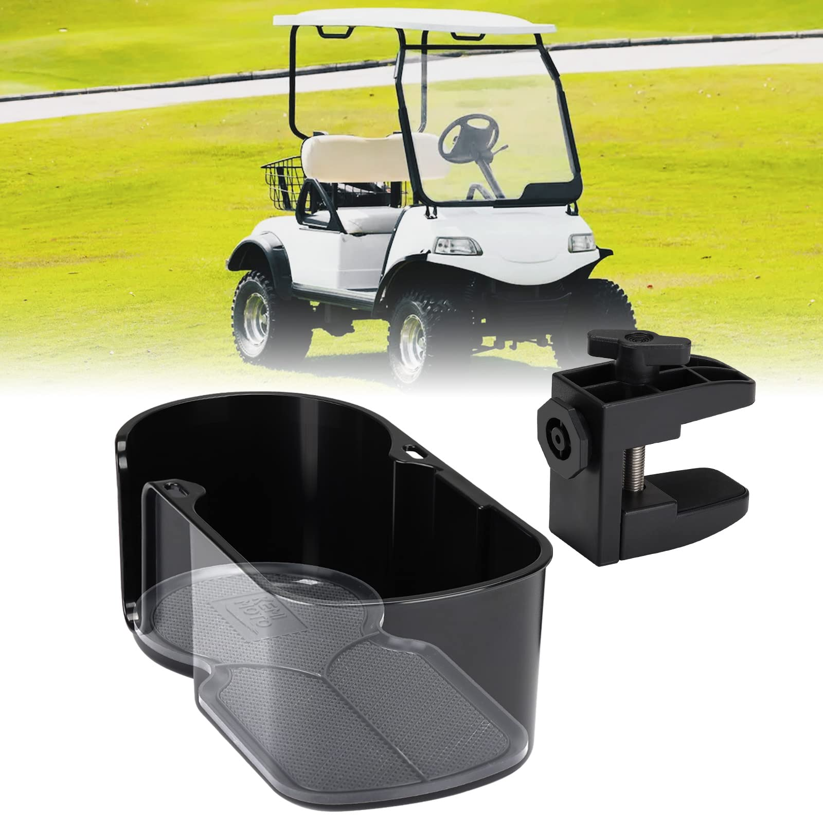 Photo of Kemimoto Desk Cup Holder, Table Organizer for Office, Lawn Chair, Golf Cart, Pontoon Boat by Kemimoto - Premium for UTVs / Side by Sides