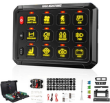 Photo of 12-Gang Switch Panel With RGB And Remote Control Bluetooth App by GGLighting - Premium for UTVs / Side by Sides