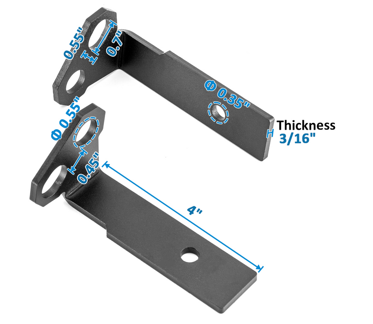 2020-2024 Polaris RZR Pro XP / Turbo R / Pro R Bolt On Pillar Mounts (No boot cutting)
