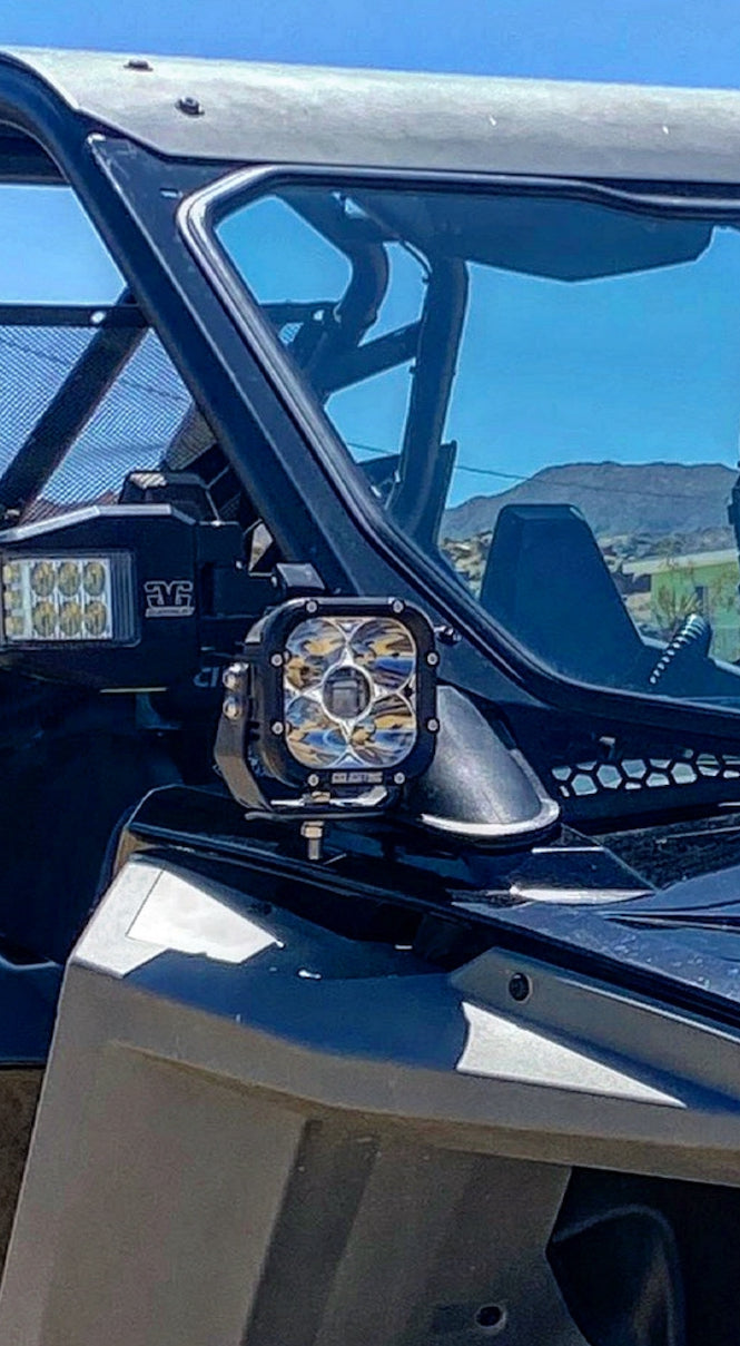 2020-2024 Polaris RZR Pro XP / Turbo R / Pro R Bolt On Pillar Mounts (No boot cutting)
