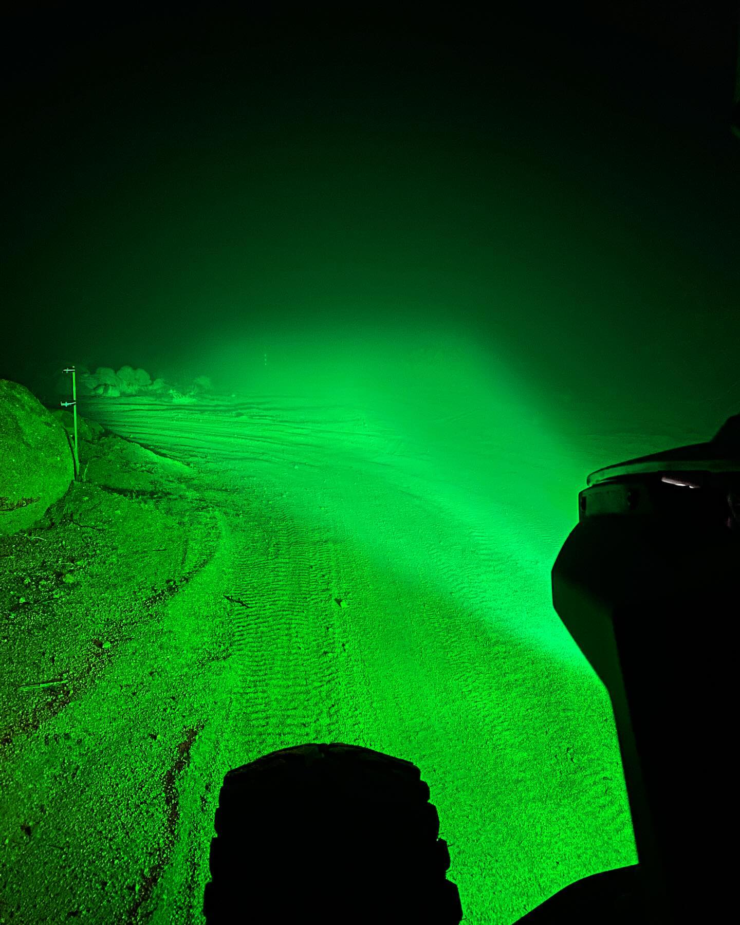Photo of Race Series Flood LED Pod Green by GGLighting - Premium for UTVs / Side by Sides